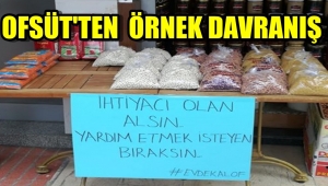 OFSÜT'TEN İHTİYAÇ SAHİPLERİNE DESTEK