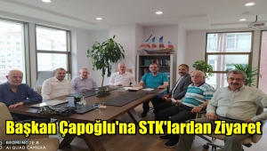 Başkan Çapoğlu'na Oflu Başkanlardan Ziyaret