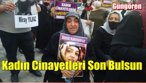 Günfören'de Kadın Cinayetine Hayır Yürüyüşü