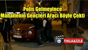 Güngören'de Yaya Yoluna Park Eden Aracı Böyle Çektiler