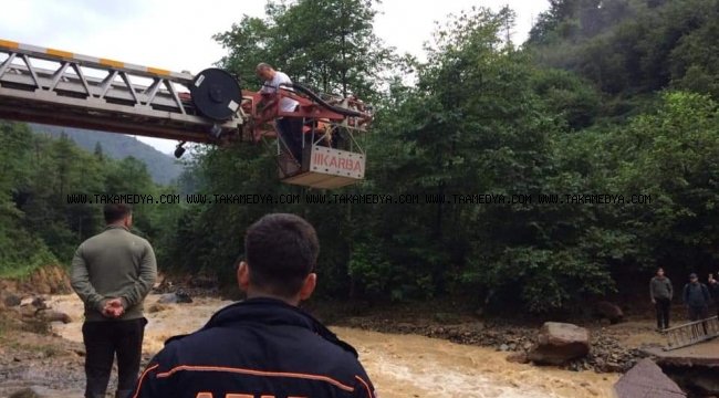 Trabzon'da Mahsur Kalan Vatandaşlar Kurtarıldı