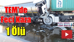 Video Haber/ Tem Kınalı Kavşağında Kaza 1 Ölü