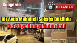 Güngören'de Çatısı Çöken Bina Tahliye Edildi