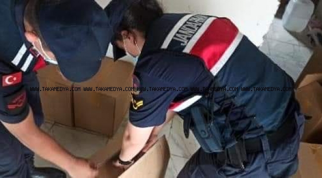 Jandarma'dan Sahte Alkol Operasyonu