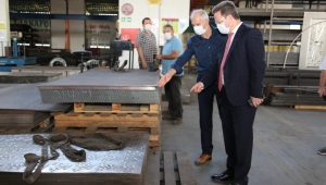 Vali Ünlü 1. OSB'de İncelemelerde Bulundu
