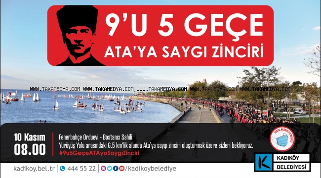 10 KASIM’DA ‘SOSYAL MESAFELİ’ ATA’YA SAYGI ZİNCİRİ
