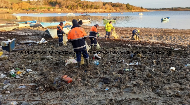 BARAJ HAVZALARINDAN 40 TON ATIK ÇIKTI
