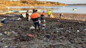 BARAJ HAVZALARINDAN 40 TON ATIK ÇIKTI