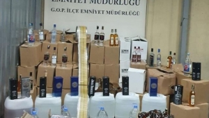  Emniyet'ten Kaçak içki ve Sahte alkol imalatını operasyon