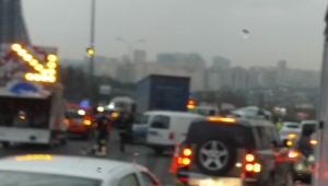 Tem'de Zincirleme kaza Yaralılar Var