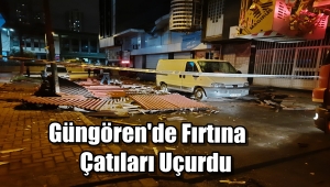 Güngören'de Fırtına Çatıları Uçurdu