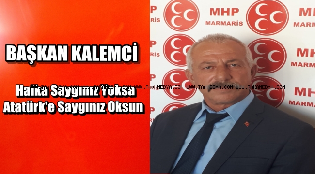 MHP'li Başkan Kemal Kalemci' CHP'de sabah erken kalkan parti kuruyor.