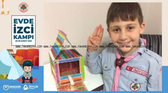 İZCİLER KAMP ÖZLEMİNİ EVLERDE GİDERDİ... 