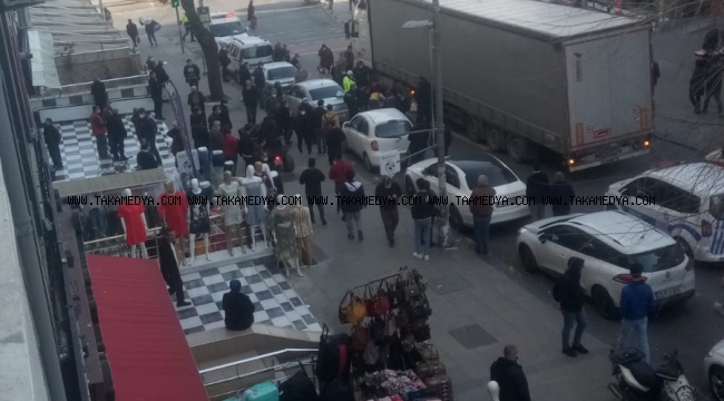 Merter'de Tır'ın Altına Düşen Kadın Ağır Yaralandı
