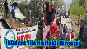 RİZE İLİ İKİZDERE VADİMİZDE TAŞ OCAĞI AÇILMASINI, İKİZDERE’NİN TAŞOCAĞI OLMASINI İSTEMİYORUZ!