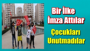 Görüntülü Haber/Türkiye'de Bir İlke İmza Attılar'Çocukları Unutmadılar