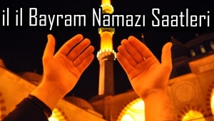 BAYRAM NAMAZI SAATLERİ BELLİ OLDU! 