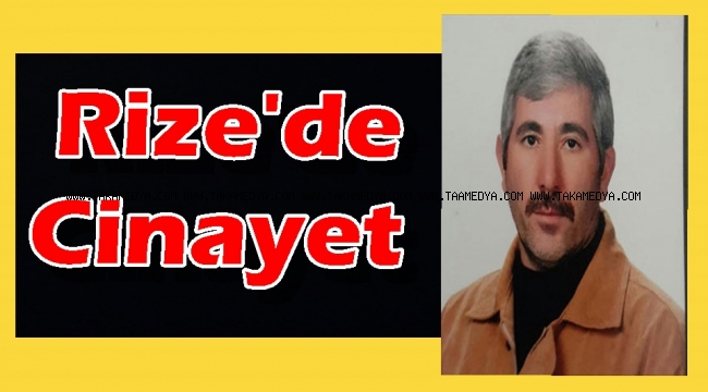 Rize'de Mustafa Mercan'a Kurşun Yağmuru