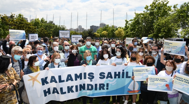 KALAMIŞ SAHİLİ'NİN ÖZELLEŞTİRİLMESİNE TEPKİLER BÜYÜYOR