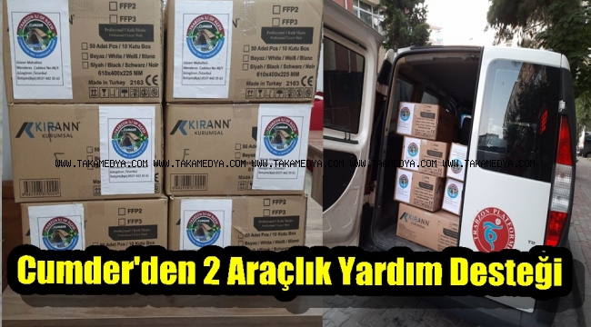 CUMDER'DEN YANGIN AFET BÖLGESİNE İKİNCİ YARDIM PAKETLERİMİZİ DE ULAŞTIRDIK