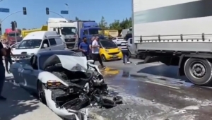 Kayabaşı Yolunda Feci Kaza 