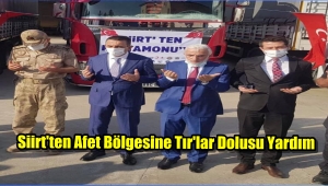 YARDIM TIRLARI DUALARLA UĞURLANDI