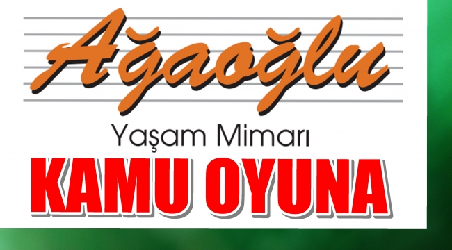 Ağaoğlu'undan Kamuoyunun Dikkatine,