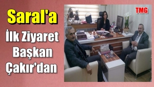 Filibya Saral'a Başkan Yaşar Çakır'dan Hayırlı Olsun Ziyareti