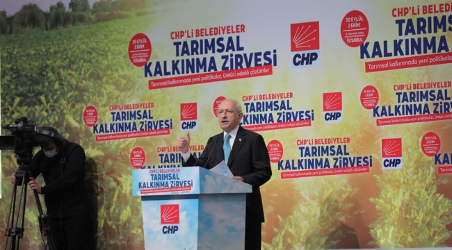KILIÇDAROĞLU, 'TARIMSAL KALKINMA ZİRVESİ'NDE KONUŞTU: AKLI KULLANMAYIP COPU KULLANIRSANIZ, DEVLETİ YÖNETEMEZSİNİZ
