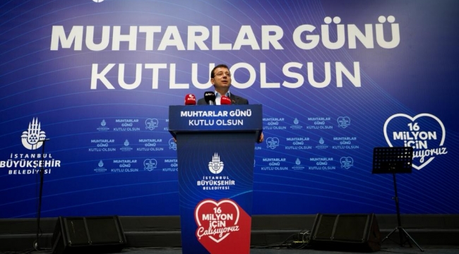 İMAMOĞLU'NDAN MUHTARLARA 'BÜTÇE' MÜJDESİ: