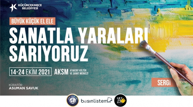 KÜÇÜKÇEKMECE’DE SANATÇILARDAN SANATÇILARA İYİLİK ÇAĞRISI: İYİLİK İÇİN FIRÇALARIMIZI ELİMİZE ALALIM!