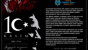 Rektör Karabulut'tan 10 Kasım Atatürk’ü Anma Günü Mesajı