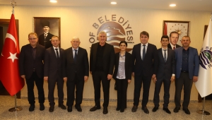 Eğitimcilerden Başkan Sarıalioğlu'na teşekkür ziyareti