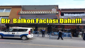 Görüntülü Haber// Bahçelievler'de Bir Balkon Daha Çöktü