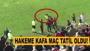 HAKEME KAFA ATAN FUTBOLCU TAKIMDAN KOVULDU!