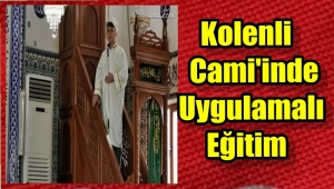 Of'ta İmam Hatipli öğrencilerden Kolenli Cami'inde uygulamalı eğitim