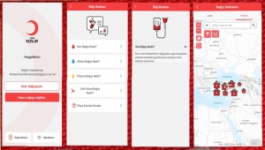 TÜRK KIZILAY MOBİL KAN BAĞIŞI UYGULAMASIYLA BAĞIŞÇILARA KOLAYLIK