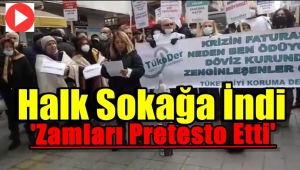 Görüntülü Haber // Güngören'de Halk Sokağa İndi Zamları Pretesto İçin Yürüdü