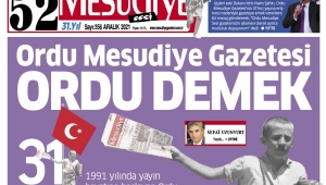 ORDU MESUDİYE GAZETESİ 31 YAŞINDA