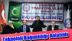 Güngören Trabzonlular Derneği Bağımlılığa dur diyor