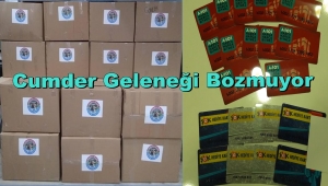 CUMDER İHTİYAÇLI AİLELERİ SEVİNDİRDİ 