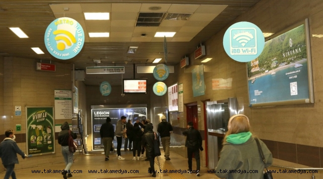  İBB’NİN BEDAVA İNTERNETİ ARTIK TÜM METROLARDA
