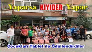 Görüntülü Haber /// KIYIDER Tabletle Ödüllendirdi