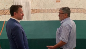 ALİ BABACAN HÜSEYİN GAZİ CEMEVİ’NDE 