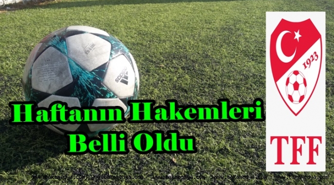Spor Toto Süper Lig'de 10. haftanın hakemleri açıklandı