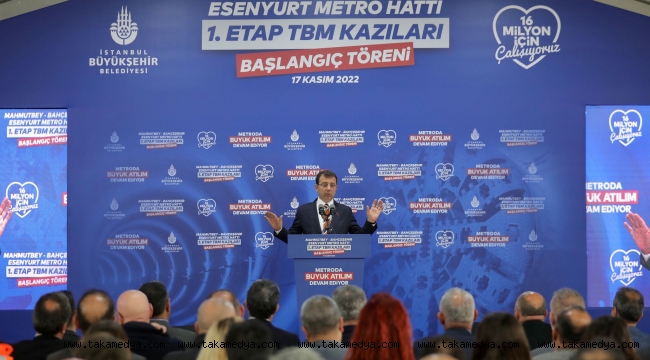 İBB, MAHMUTBEY-BAHÇEŞEHİR-ESENYURT METRO HATTININ YAPIMINI BAŞLATTI