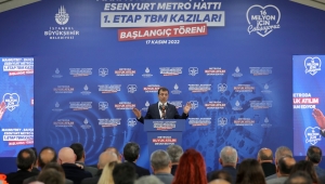 İBB, MAHMUTBEY-BAHÇEŞEHİR-ESENYURT METRO HATTININ YAPIMINI BAŞLATTI