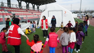 KIZILAY'IN AFET BÖLGELERİNDEKİ YARDIM ÇALIŞMALARI