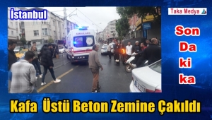 VİDEO HABER/ Güngören'de Ayağı Tranvay Ray'ına Takılıp Düşen Kişi Hastanelik Oldu