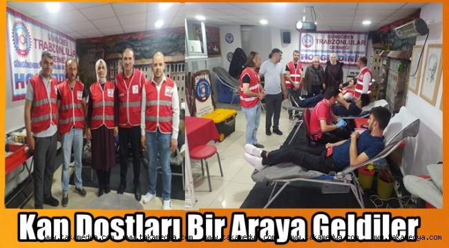 Trabzon Derneğinden Kan Etkinliği